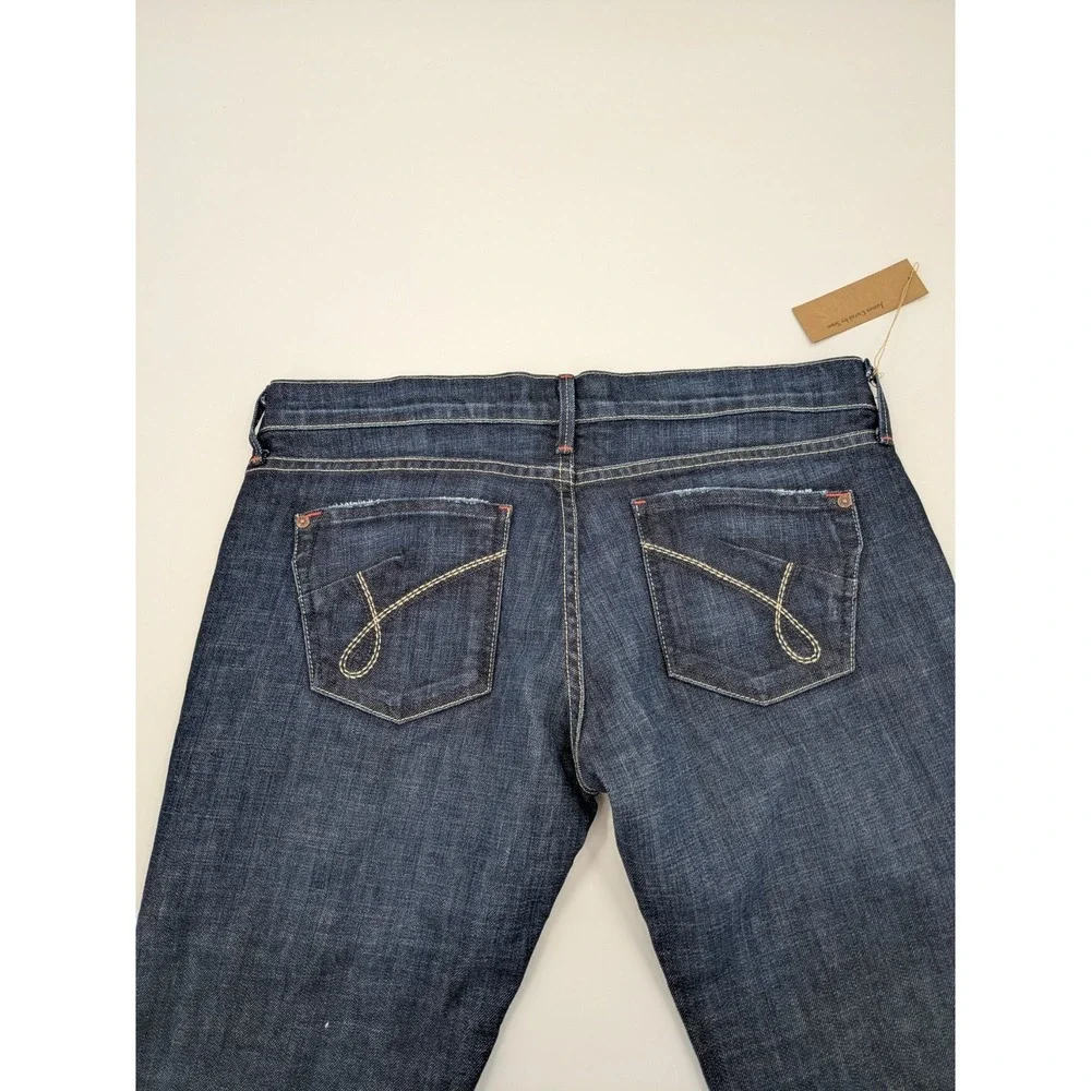 James Cured by Seun‎ Hitch Low-Rise Flare Jeans in Atlantic Wash USA Size 33 Y2K
